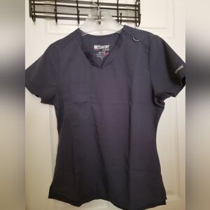 Grey's Anatomy scrub Top Vneck  (S) Dark harbor. used.In good condition